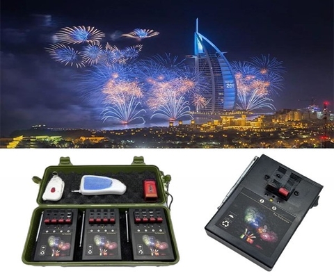 70-100m Afstandsbediening Indoor Cold Fountain Base Electronic Firing System Vuurwerk