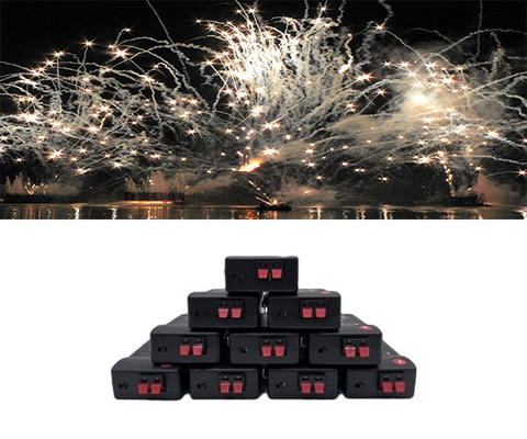 12 Cue's Oplaadbare afstandsbediening Stage Indoor fonteinen Vuurinstallatie Vuurwerk