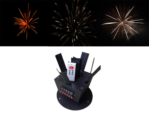 12 10 Kanalen 500m Fan Vuurwerk Fontein Machine Vuurwerk Installatiesysteem Draadloze besturing