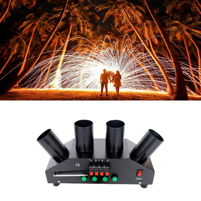 Professionele Stage Special Effect Rotating Cold Fountain Fireworks Firing System