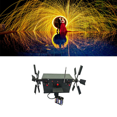 Professionele Stage Special Effect Rotating Cold Fountain Fireworks Firing System