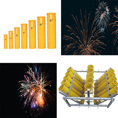4 inch glasvezel mortel buis voor het schieten van vuurwerk display