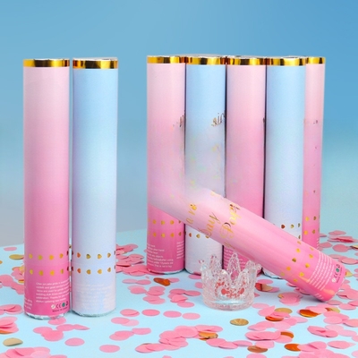 Stageli Handheld Wedding Confetti Cannon Biologisch afbreekbaar Geslacht onthullen Poppers