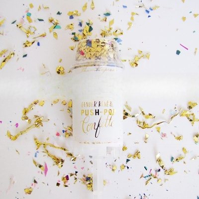 Multicolor Geslacht Onthullen Confetti Poppers Biologisch Afbreekbare Confetti Cannon Bruiloft