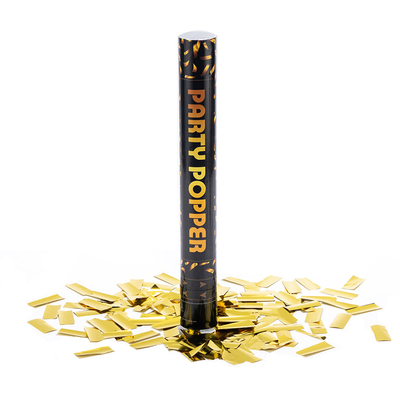 Handheld Wedding Confetti Popper Gold Confetti Shooter Voor festivalfeest decoraties
