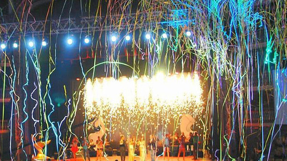 Biologisch afbreekbare confetti feest kanon papier confetti schutter voor bruiloft kinderen verjaardag