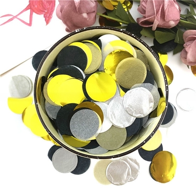 Multicolore cirkel papier confetti schutter kleur rook effect
