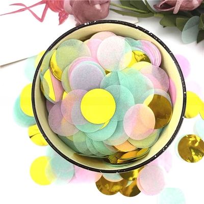 Multicolore cirkel papier confetti schutter kleur rook effect