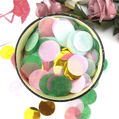 Multicolore cirkel papier confetti schutter kleur rook effect
