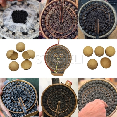 Hemisphere Papier schelpen vuurwerk display schelpen 2' 3' 4' 5' 6' 8 inch