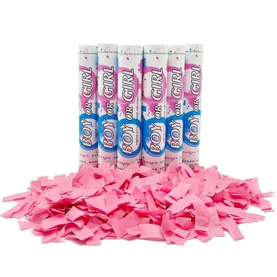Eco-vriendelijke Confetti Cannon Confetti Shooter Party Popper Confetti Cannon Biologisch afbreekbaar Baby Geslacht onthult