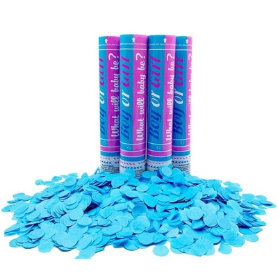 Baby Geslacht onthullen Confetti Cannon Blauw of Roze Jongen of Meisje Party Popper Slip 30/45/60cm