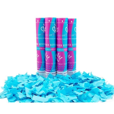 Baby Geslacht onthullen Confetti Cannon Blauw of Roze Jongen of Meisje Party Popper Slip 30/45/60cm