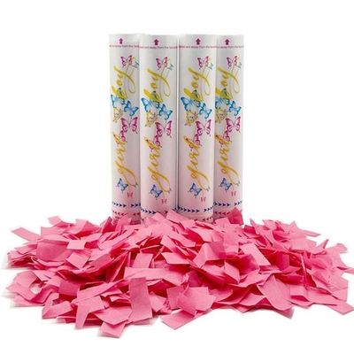 Eco-vriendelijke Confetti Cannon Confetti Shooter Party Popper Confetti Cannon Biologisch afbreekbaar Baby Geslacht onthult