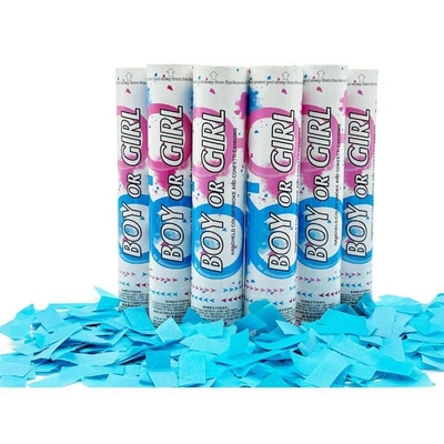Eco-vriendelijke Confetti Cannon Confetti Shooter Party Popper Confetti Cannon Biologisch afbreekbaar Baby Geslacht onthult
