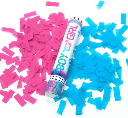 Beste prijs geslacht onthullen afbreekbare vlamvast feest popper confetti kanon jongens of meisjes verjaardag baby ijzer fles
