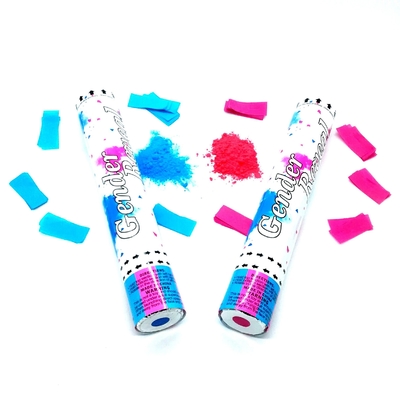 30cm Handheld Geslacht onthullen Rook Confetti poeder kanon met comprimeren lucht kracht