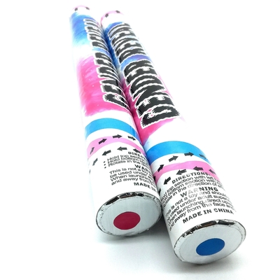 jongen of meisje geslacht onthullen papier confetti schutter kleur run poeder rook biologisch afbreekbaar vlamwerend feest popper confetti c