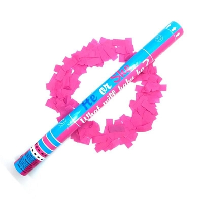 Verbazend Baby Geslacht Onthullen Feest Decoraties Blauw en Roze biologisch afbreekbare vlamvast feest popper confetti