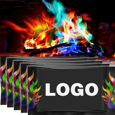 Kleur Magisch poeder Vuur 10 x 10 g Magisch vlam Kleurrijk vuur poeder Neon vlammen