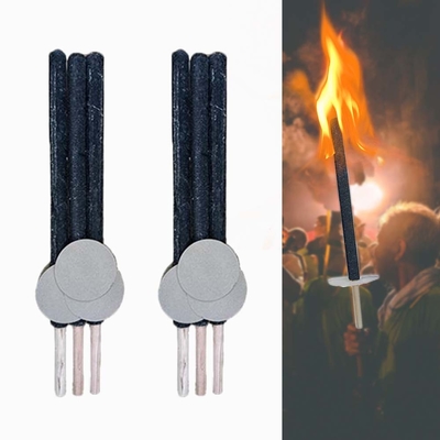 Multicolor Long Time Cotton Thread Cloth Wax Procession Torch Candle Signal Hand Voor Brand Vuur Buiten