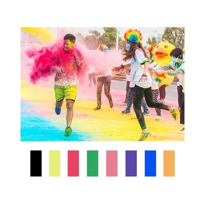 Makkelijk te wassen Holi Gulal poeder kleurstoffen Niet-giftig pigment voor veilige en leuke feesten