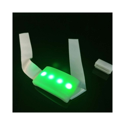 Gepersonaliseerde afstandsbediening gloeiende verstelbare LED-verlichtingsarmbanden NFC RFID Custom promotie