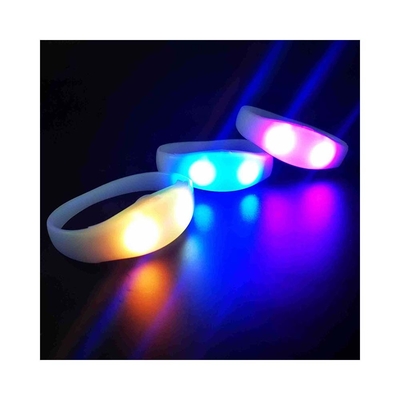 2024 DMX 512 Verlichting Afstandsbediende LED Armband RGB Pulseras Brasil luz gira Pulseras LED Con Control DMX