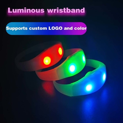 2024 DMX 512 Verlichting Afstandsbediende LED Armband RGB Pulseras Brasil luz gira Pulseras LED Con Control DMX