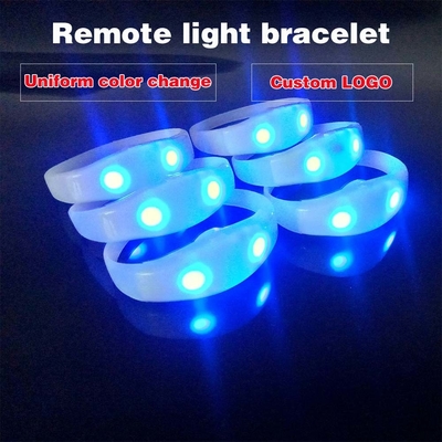 2024 DMX 512 Verlichting Afstandsbediende LED Armband RGB Pulseras Brasil luz gira Pulseras LED Con Control DMX