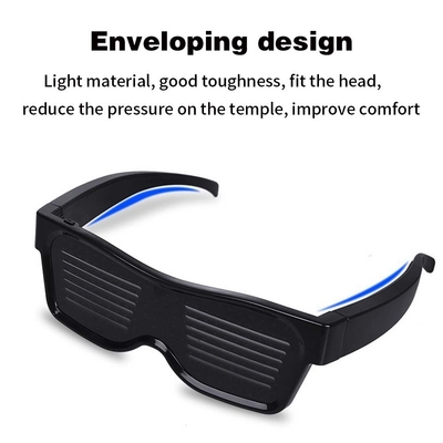 LED speelgoedkleur sluiter gloeiende bril feest LED oogbril verjaardagsfeest benodigdheden flitsend wisselend 3D lichtgevende bril