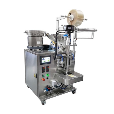 Volledig automatische schroefverpakkingsmachine Twee vibratoren bakken Hardware Bolt Nagel schroef teling zak verpakkingsmachine