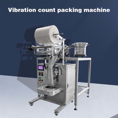 Volledig automatische schroefverpakkingsmachine Twee vibratoren bakken Hardware Bolt Nagel schroef teling zak verpakkingsmachine