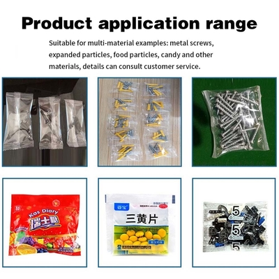 Volledig automatische schroefverpakkingsmachine Twee vibratoren bakken Hardware Bolt Nagel schroef teling zak verpakkingsmachine