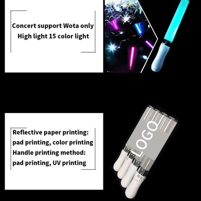 Acryl Mini Led Stick Met Rotary Switch Custom Laser Logo Mini Glow Led Acryl Stick Led Pen Light