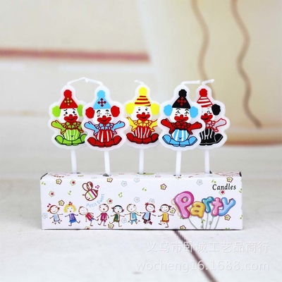 Cartoon Car Art Kaarsjes voor kinderen Taart Decoratie Handgemaakt in Mexico Ongeveer 110g