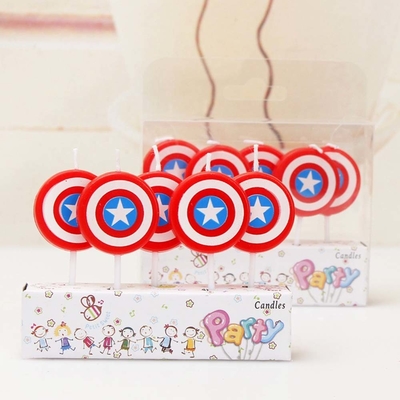 Cartoon Car Art Kaarsjes voor kinderen Taart Decoratie Handgemaakt in Mexico Ongeveer 110g