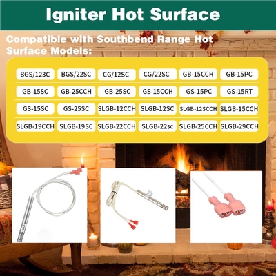 Keramische grondstoffen 120V 150 Oven Hot Side Ignition Pin met siliciumnitride materiaal