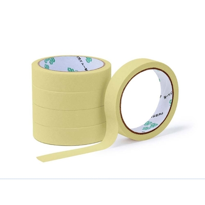 Automobiele maskerband Hoogtemperatuur gekleurde crepe tape 48mm 24mm 12mm