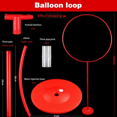 Groothandel Huwelijk decoratie Ballon Kolom Ring Bracket Huwelijk Pad Lood Ballon