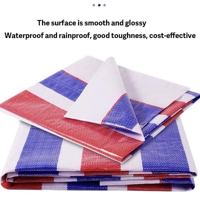 Waterdicht maatgelijk gewicht gelamineerd PE-doek Plastic-doeken Stofplaat voor buiten vrachtwagenbedekking