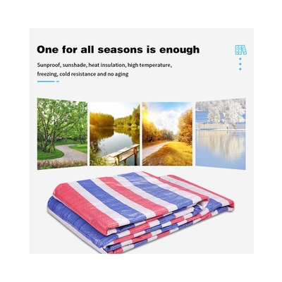 PE Middelgewicht Buiten Solid Tarpaulin Tarpa Waterdicht Deksel Voor Terrain Camping