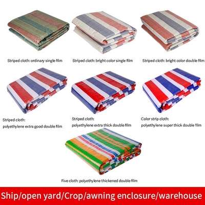 PE Middelgewicht Buiten Solid Tarpaulin Tarpa Waterdicht Deksel Voor Terrain Camping