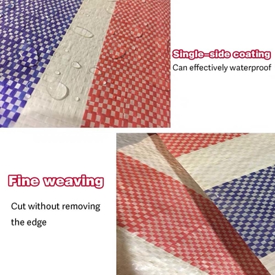 PE Middelgewicht Buiten Solid Tarpaulin Tarpa Waterdicht Deksel Voor Terrain Camping