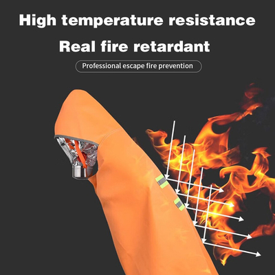 Huishoudelijke brandbestrijding Isolatie Noodoverleving Veiligheidsdekmantel Hooded Brand ontsnappingskappen Pak brandbestendig