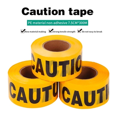 200 m lange PET-veiligheidsalarmband met waterdicht gedrukt barrièreband