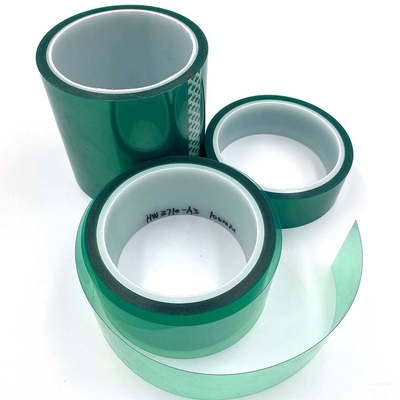 Soft Hardness High Gloss Green PET Tape voor warmtebestendige injectievormverwerking