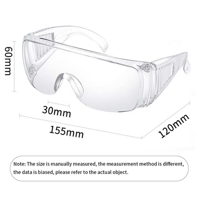 Buitendoor Transparent Wide Vision Sport Veiligheidsbrillen Duidelijk polycarbonaat frame Flankerende ventilatiebrillen