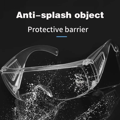 Buitendoor Transparent Wide Vision Sport Veiligheidsbrillen Duidelijk polycarbonaat frame Flankerende ventilatiebrillen