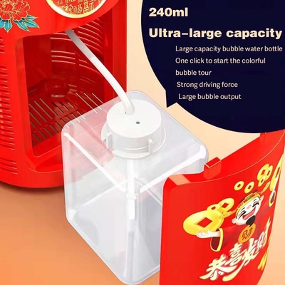 CE Elektrische Bubbelmachine Draagbare vuurwerk Bubbelmachine voor feesten en bruiloften Leeftijdsbereik 5 tot 7 jaar Gemaakt van kunststof